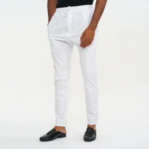 Slim Fit Pure White Trouser